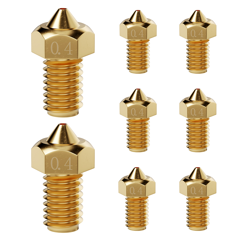 3D Printer Nozzle Brass - 0.4mm真鍮ノズル 3Dプリンターホットエンド Anycubic Kobra、Kobra Neo、Kobra Go、Mega、Mega