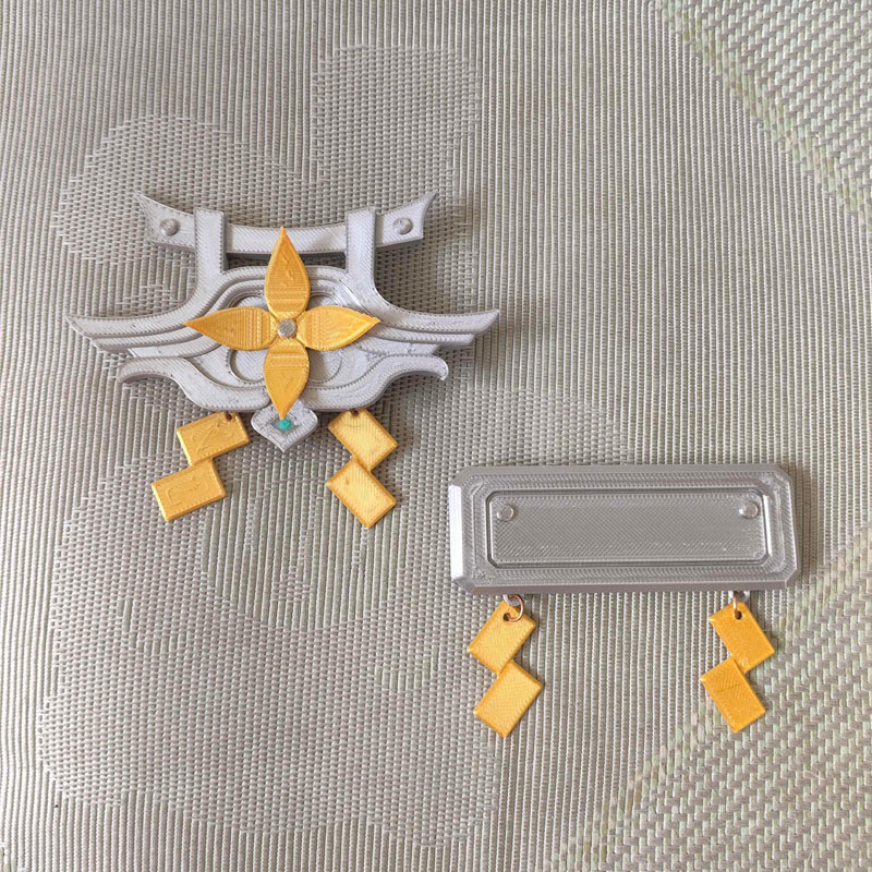 3D Printing Zone - 星美みやびコスプレ帽子ヘアピン小道具ゲームゼンレスゾーンゼロハロウィンクリスマスコスチュームアクセサリー