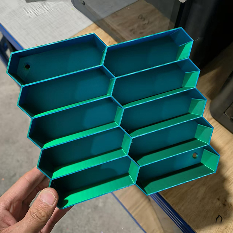 Enclosure 3D Printing - 省スペース大容量コレクションショーホルダー3Dプリントカーモデルディスプレイラッククリエイティブ10グリッドカーモデル収納ボックス