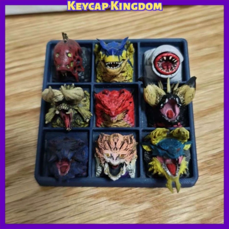 3D Printing And Additive Manufacturing - モンスターハンタードラゴン樹脂カスタムキーキャップメカニカルキーボードパーソナライズされた DIY 3D 印刷ゲームキーキャップホリデーギフトコレクション