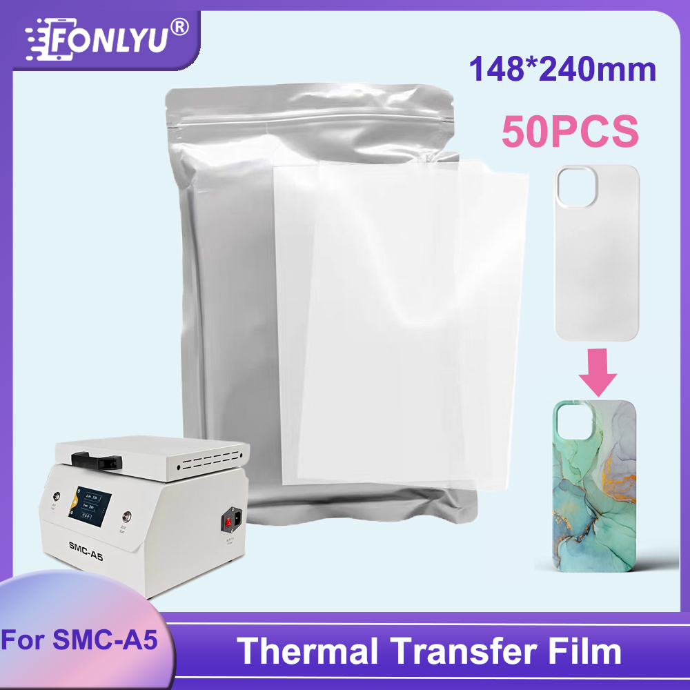 3D Printing Housing - 昇華転写フィルム,熱プレス,空白の電話ケース,印刷,iPhone 15, 14, 13 pro max,Fonlyu-3D,50個