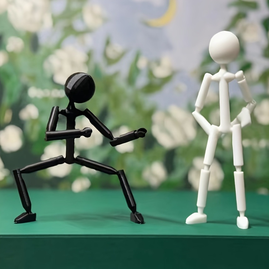 3D Printing Drawing - 3Dプリントの可動式スケッチマネキン、コミック描画やデスクトップ装飾用のポーズ可能なアートフィギュア