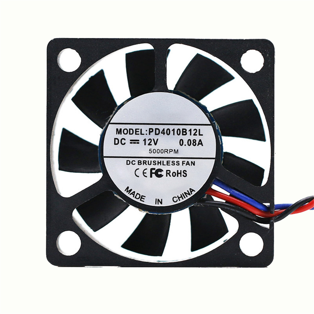 Cooling Fan 40Mm 3D - PD4010B12L DC 12V 0.08A 40mm ブラシレス冷却ファン