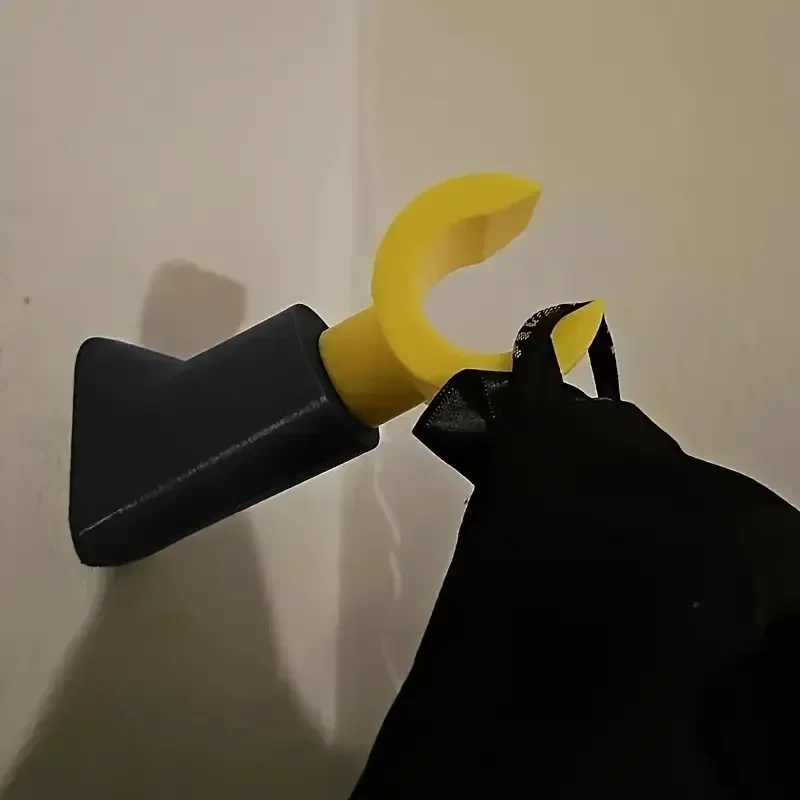 3D Printing And Additive Manufacturing - 穴あけ不要のクリエイティブな3Dプリント壁掛けフック、ヘッドホン、バックパック、家の装飾品などを吊るすための多機能収納フック