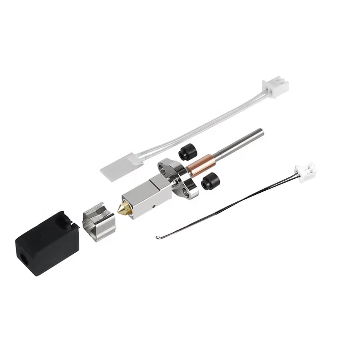 3D Printer Nozzle Brass - K1C ホットエンド交換用ノズル真鍮 0.4mm 用アップグレードホットエンドキット K1 MAX