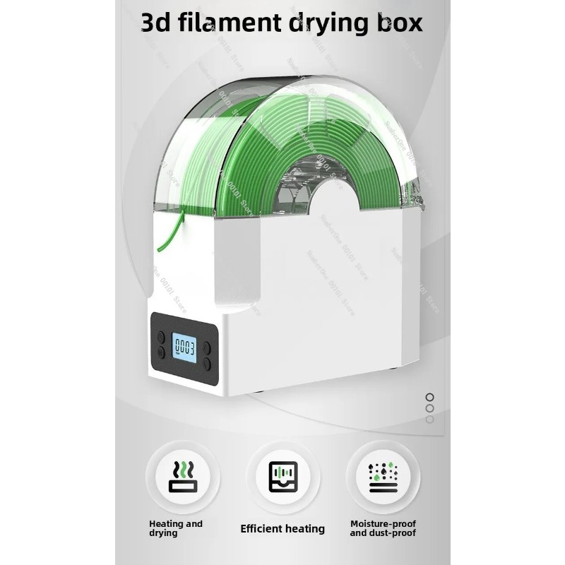 3D Printing Pla - 3Dプリンターフィラメント乾燥機収納ボックス、PLA、ABS、PC 3D印刷スプール用加熱除湿器