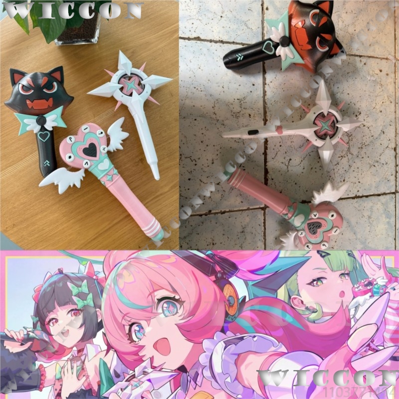 3D Printing Zone - サンナ・ナンゴン・ユ・アリアゲーム ゼンレス・ゾーン・ゼロ コスプレ衣装 3Dプリントマイク小道具 女性アイドルステージ衣装 ハロウィンパーティー