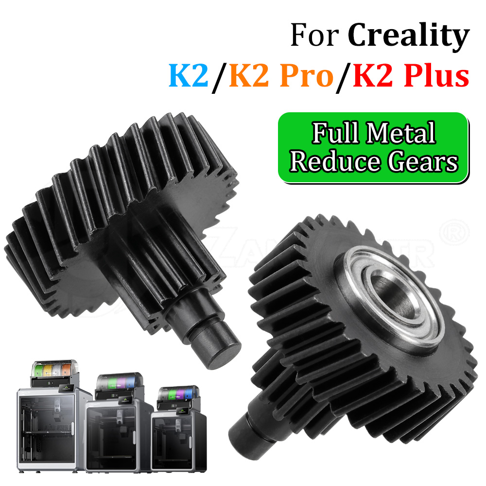 3D Printing Cnc - Creality K2 Pro/K2 Plusアップグレード用フルメタルフィラメント減速ギアキット、3Dプリンター押出機用高精度耐摩耗性