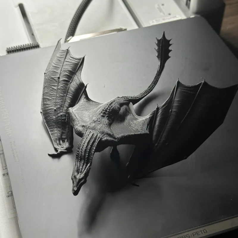 3D Printing And Additive Manufacturing - 3D プリントドラゴンモデル樹脂飛行ドラゴン置物魔法の生き物 DIY 塗装可能デスクトップ装飾コレクションクリエイティブギフト