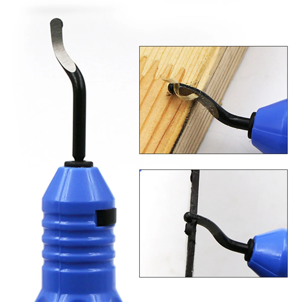 3D Printing And Additive Manufacturing - ブレード高速度鋼バリ取りツールセット、金属樹脂3DプリントプラスチックエッジPVC銅パイプ用 - 360度回転ヘッド