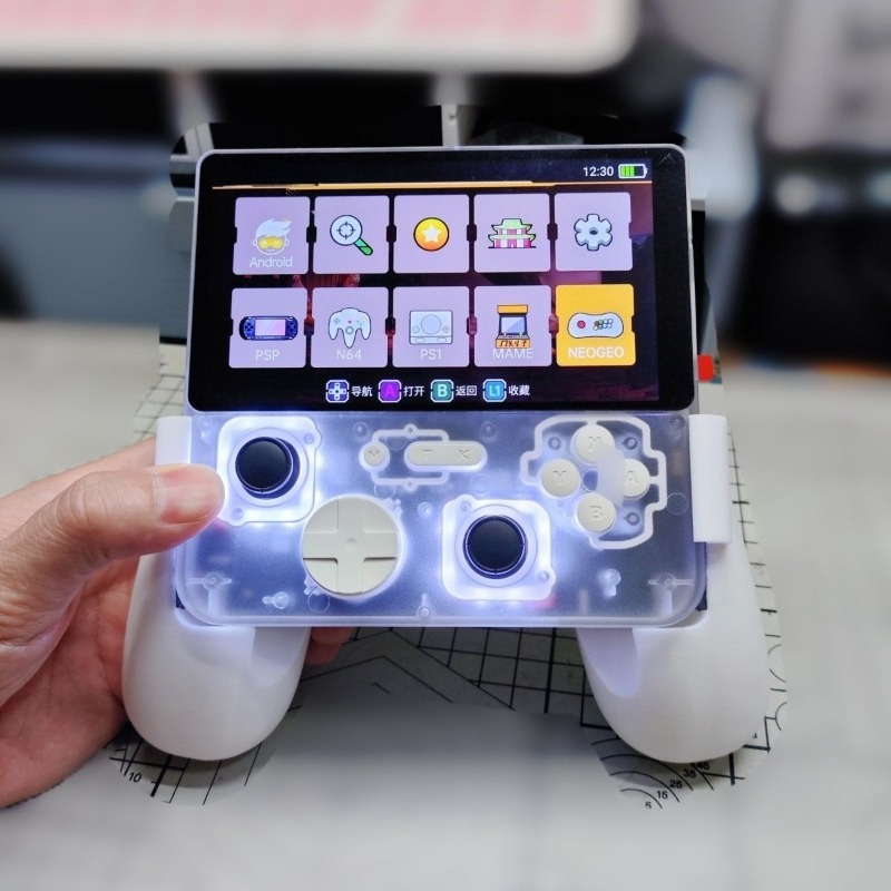 3D Printing Housing - Gamemt E5 Plus ゲームパッドグリップハンドルパームグリップ 3D 印刷ゲームコンソールハンドグリップパーム