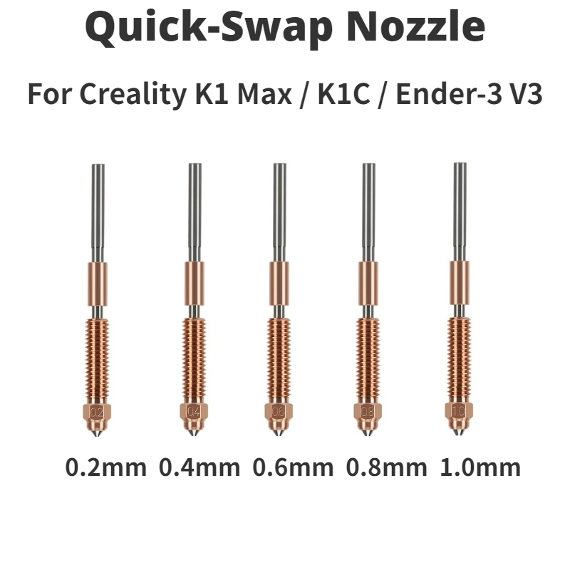 クイックスワップユニコーンノズルキット,高流量印刷,アップグ - 3D Printer Nozzle Brass のレビューと価格