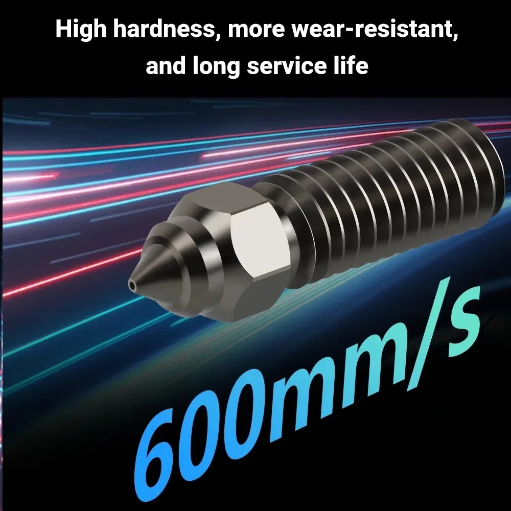 Creality K1 ハードン鋼ノズル、0.2/0.4/0 - 3D Printer Nozzle Brass のレビューと価格