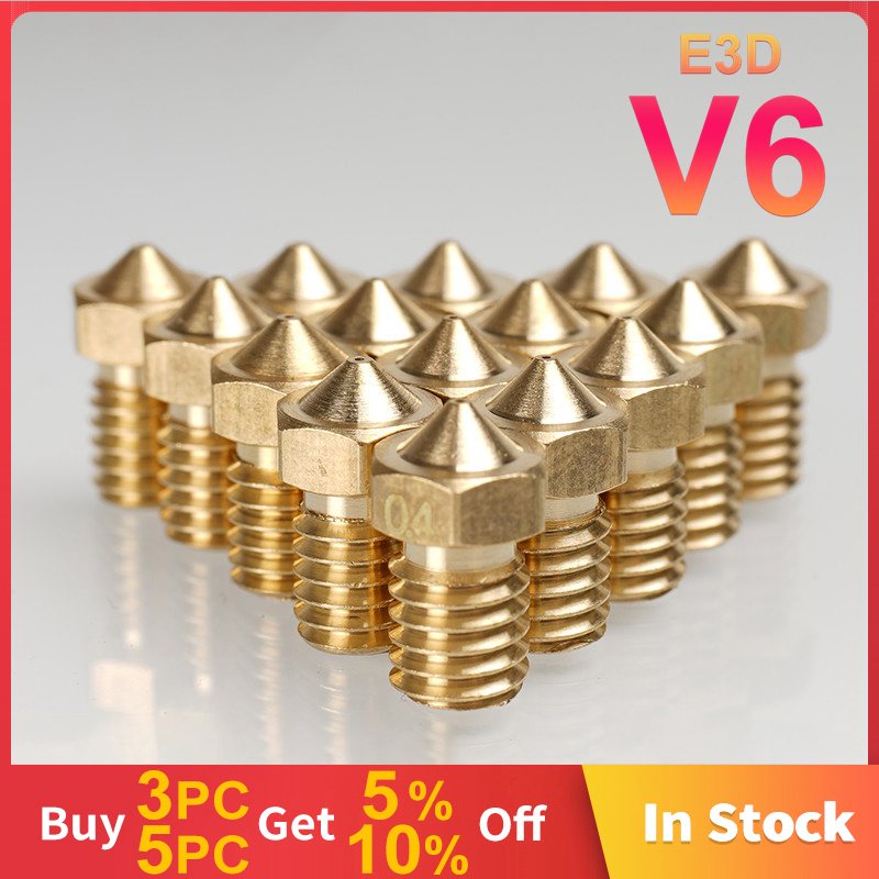 卸売 E3D V6 V5 3Dプリンターホットエンドノズル  - 3D Printer Nozzle Brass のレビューと価格