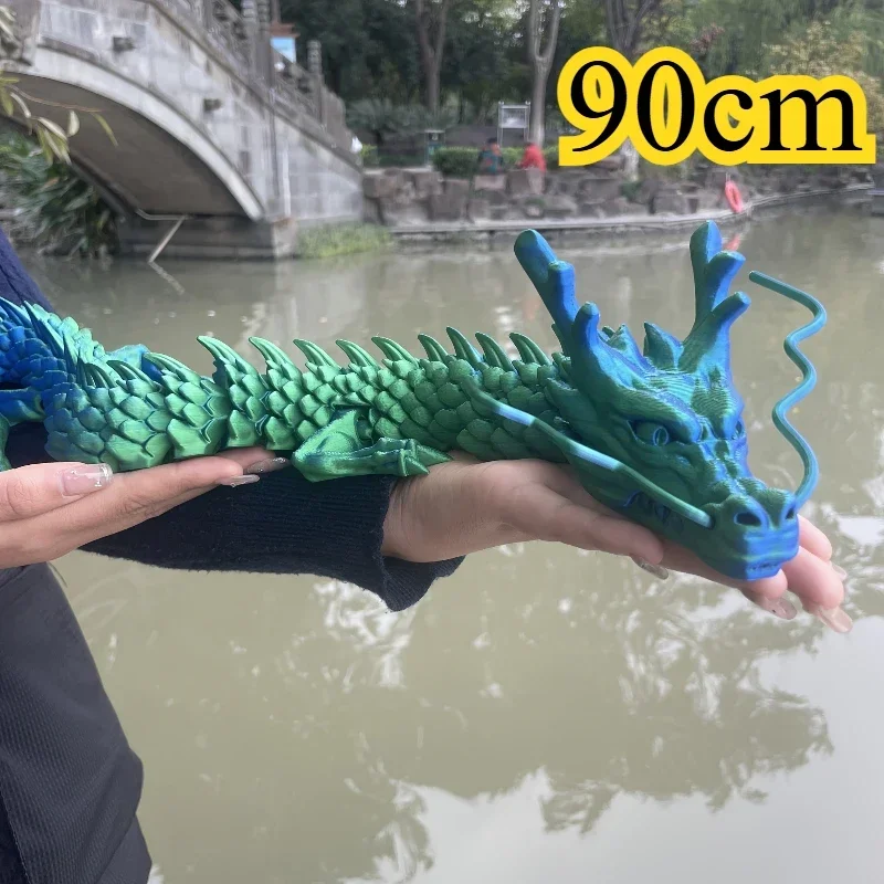 90cm 3Dプリント中国龍フィギュア、可動式ドラゴンオーナ - 3D Printing Pot のレビューと価格