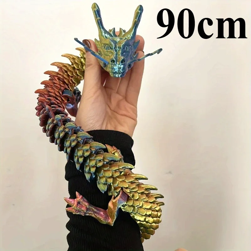 90cm 3Dプリント中国龍フィギュア、可動式ドラゴンオーナ - 3D Printing Pot のレビューと価格