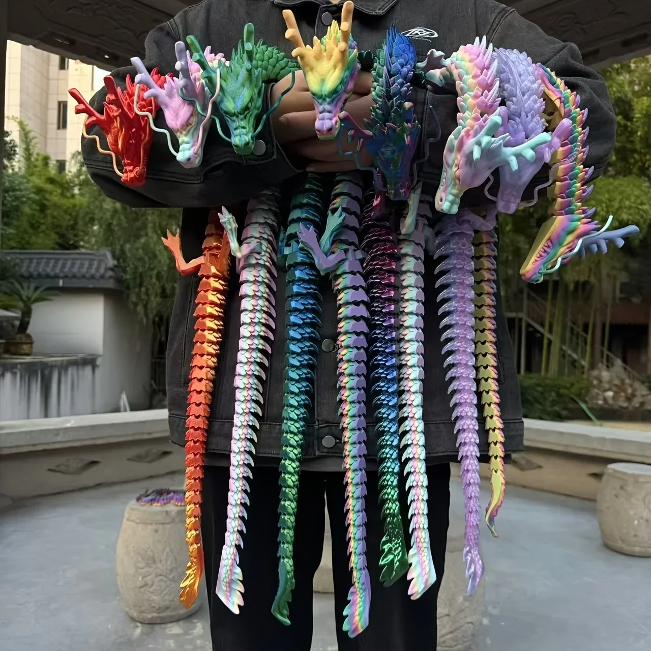 90cm 3Dプリント中国龍フィギュア、可動式ドラゴンオーナ - 3D Printing Pot のレビューと価格