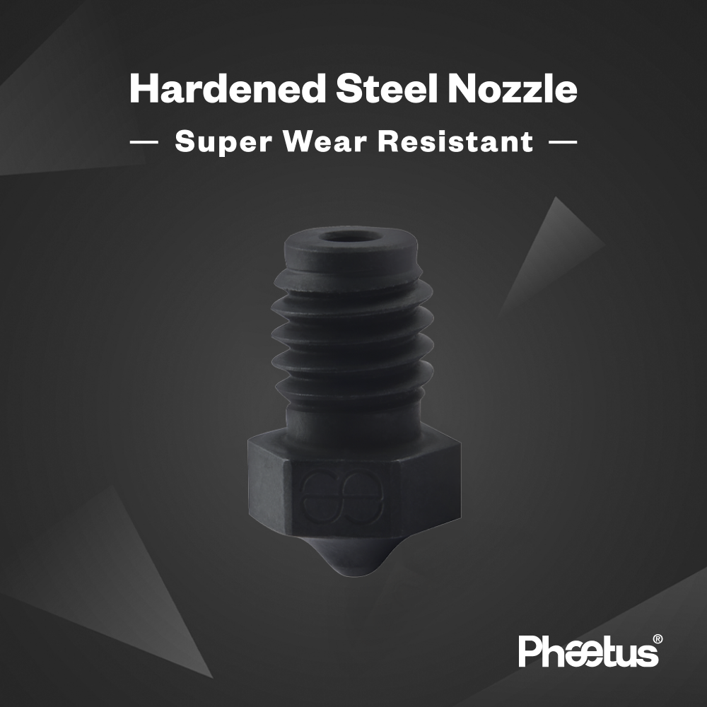 PHAETUS 高品質硬化鋼 V6 1.75MM ノズル、P - Carbon Fiber Filament のレビューと価格