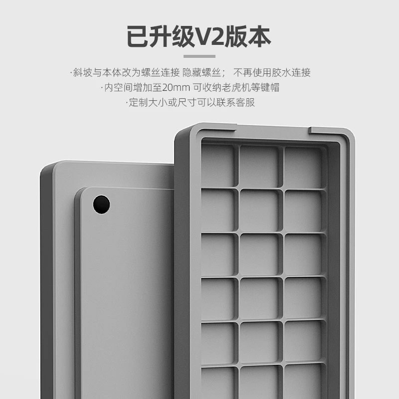 最初の 24 キーキャップ収納ディスプレイボックス人間工学  - Enclosure 3D Printing のレビューと価格