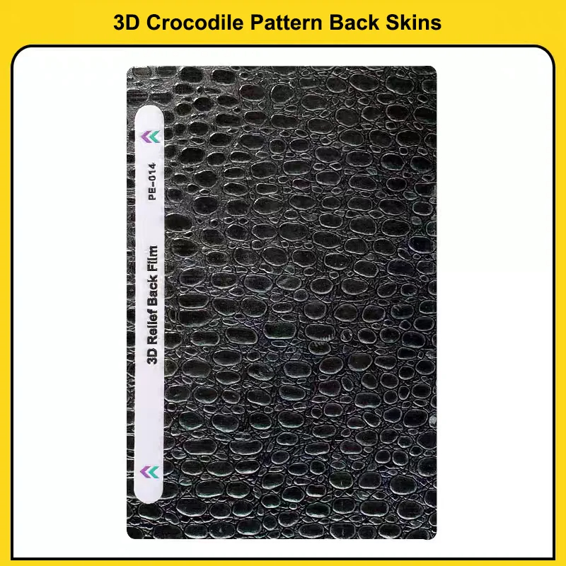 FONLYU 50枚入り 3D クロコダイル柄 スマホ背面用 - 3D Printing Wax Machine のレビューと価格