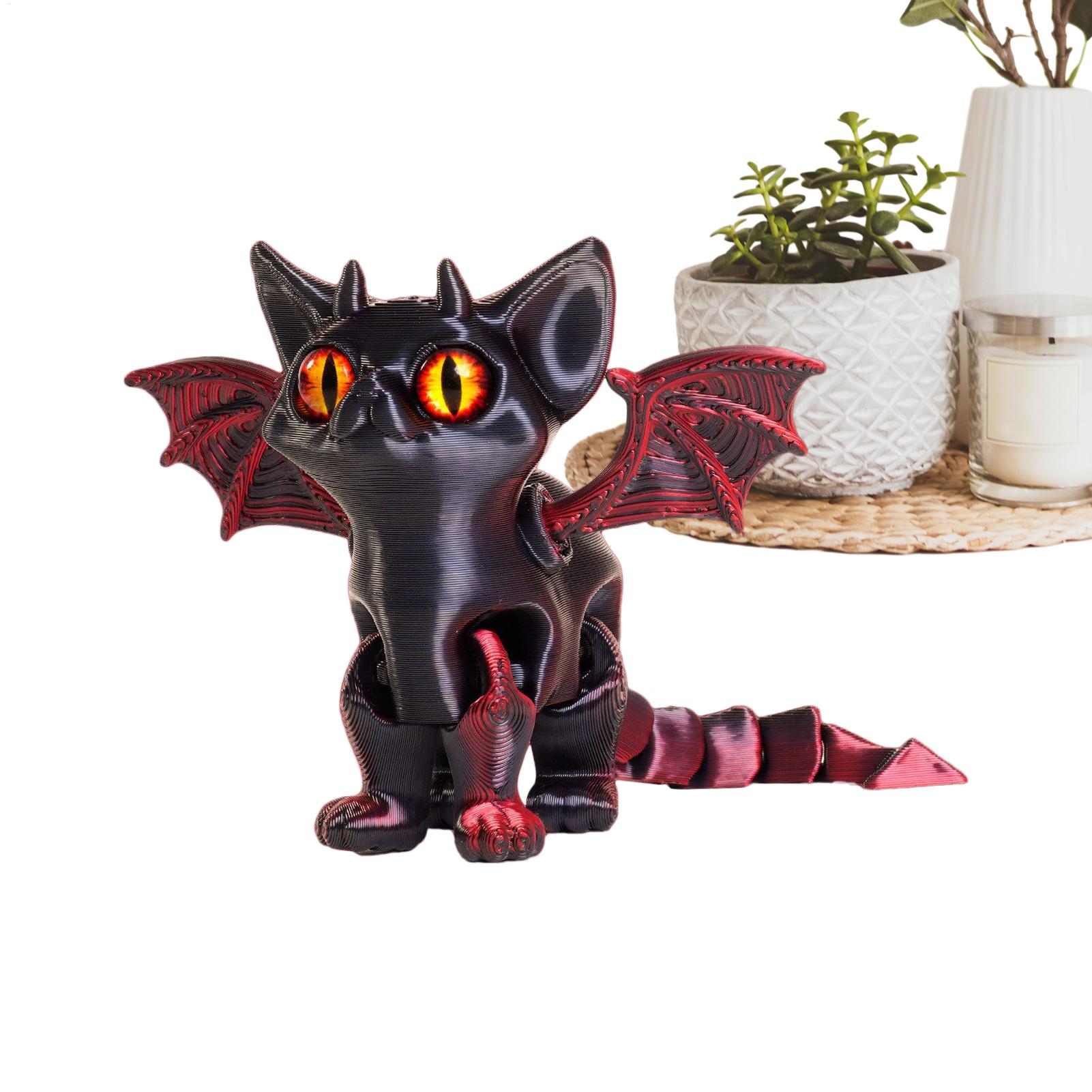 3Dプリント動物 3Dプリント猫フィギュア デスク用可動式多 - 3D Printing Desk のレビューと価格