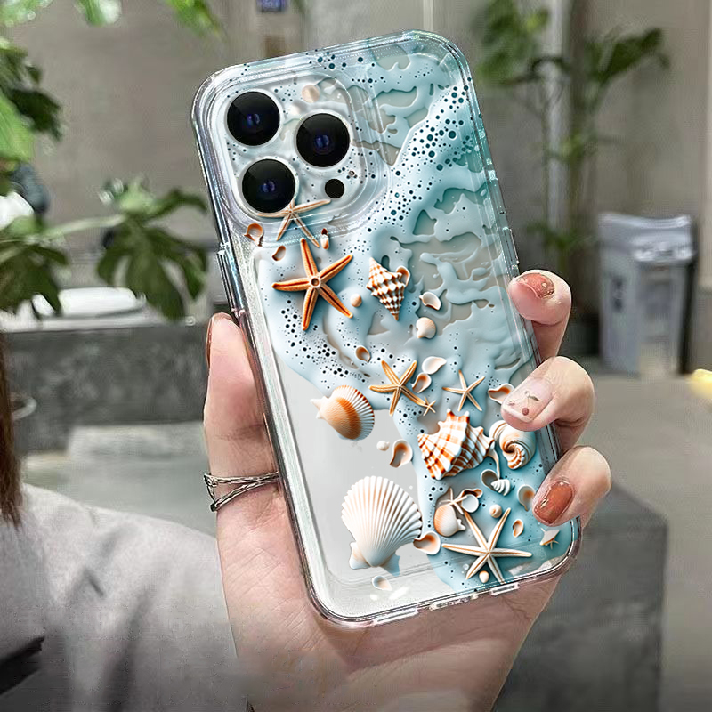 3Dビーチスターフィッシュシェルフォンケース iPhone  - 3D Printing Housing のレビューと価格