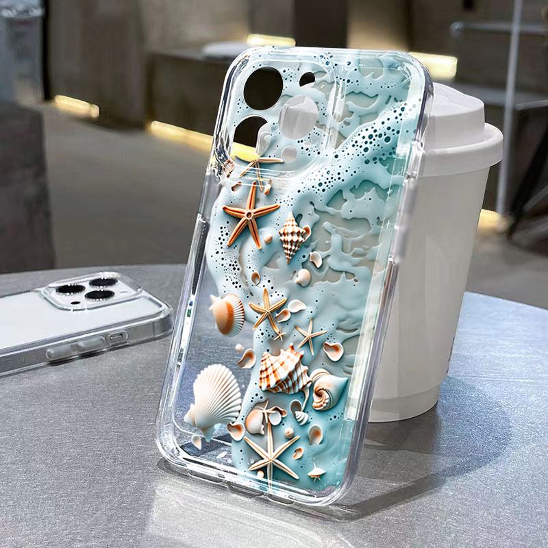 3Dビーチスターフィッシュシェルフォンケース iPhone  - 3D Printing Housing のレビューと価格
