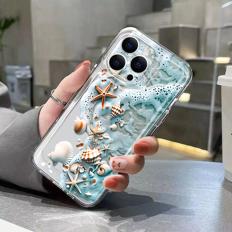 3Dビーチスターフィッシュシェルフォンケース iPhone  - 3D Printing Housing のレビューと価格