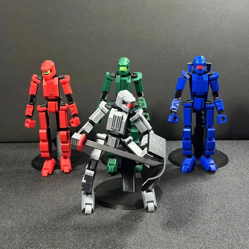 創造的な多関節可動変形ロボット3Dプリントマネキン人形アクシ - 3D Printing Desk のレビューと価格