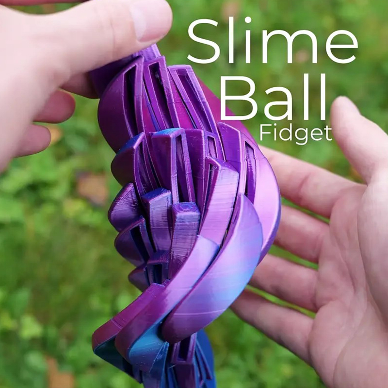 スライムボールフィジェットトイ 3Dプリントツイストスフィア - 3D Printing Drawing のレビューと価格