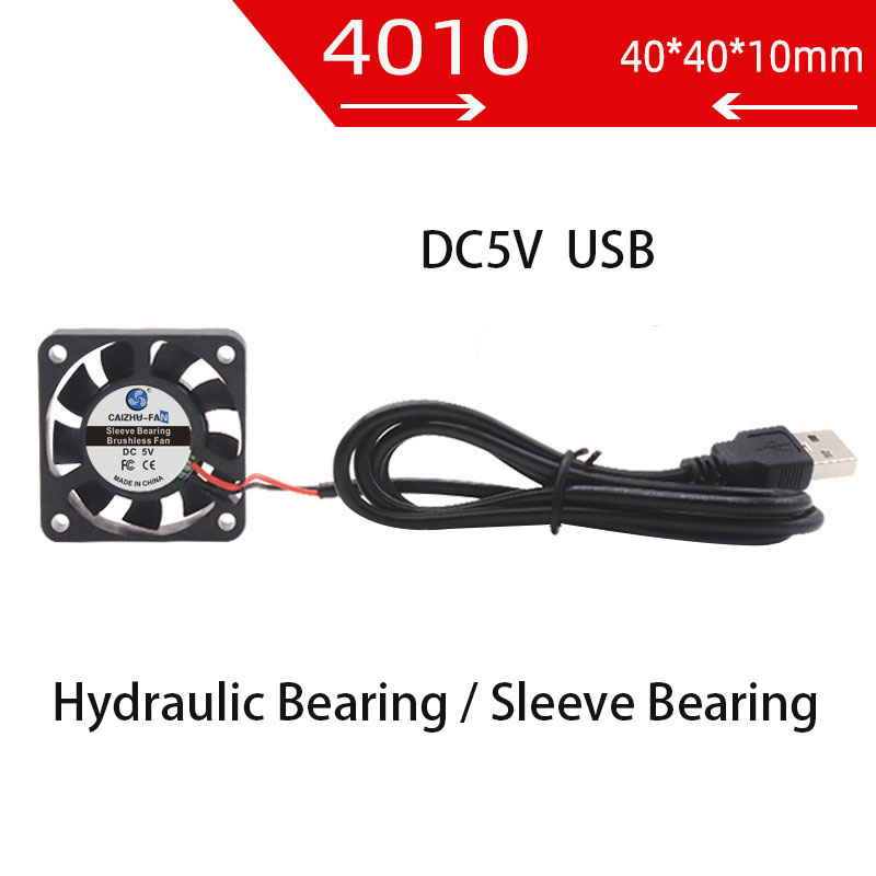 40mm 5V DC ブラシレスファン 40x40x10mm - Cooling Fan 40Mm 3D のレビューと価格