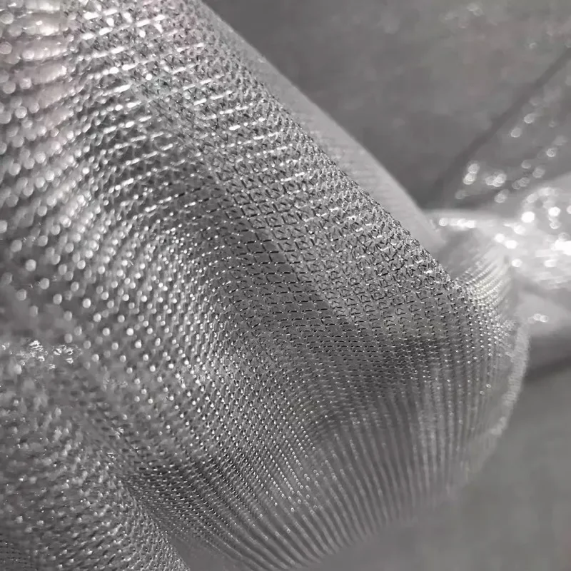 縫製用伸縮性メッシュ生地、光沢のある軽量、小さなグリッド、金 - 3D Printing On Fabric のレビューと価格