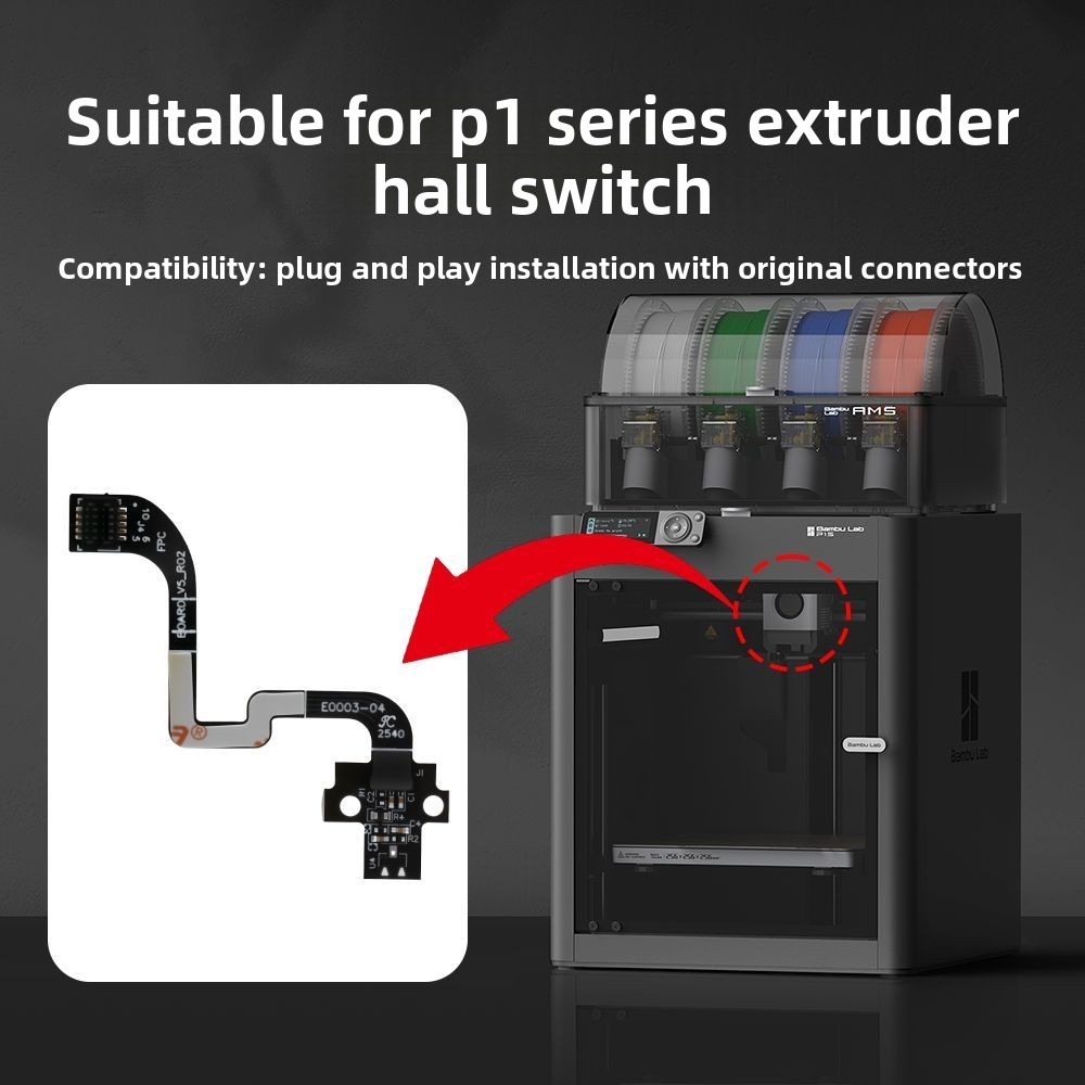 A1/A1mini/P1P/P1S用ホールスイッチボード：B - 3D Printing Cnc のレビューと価格