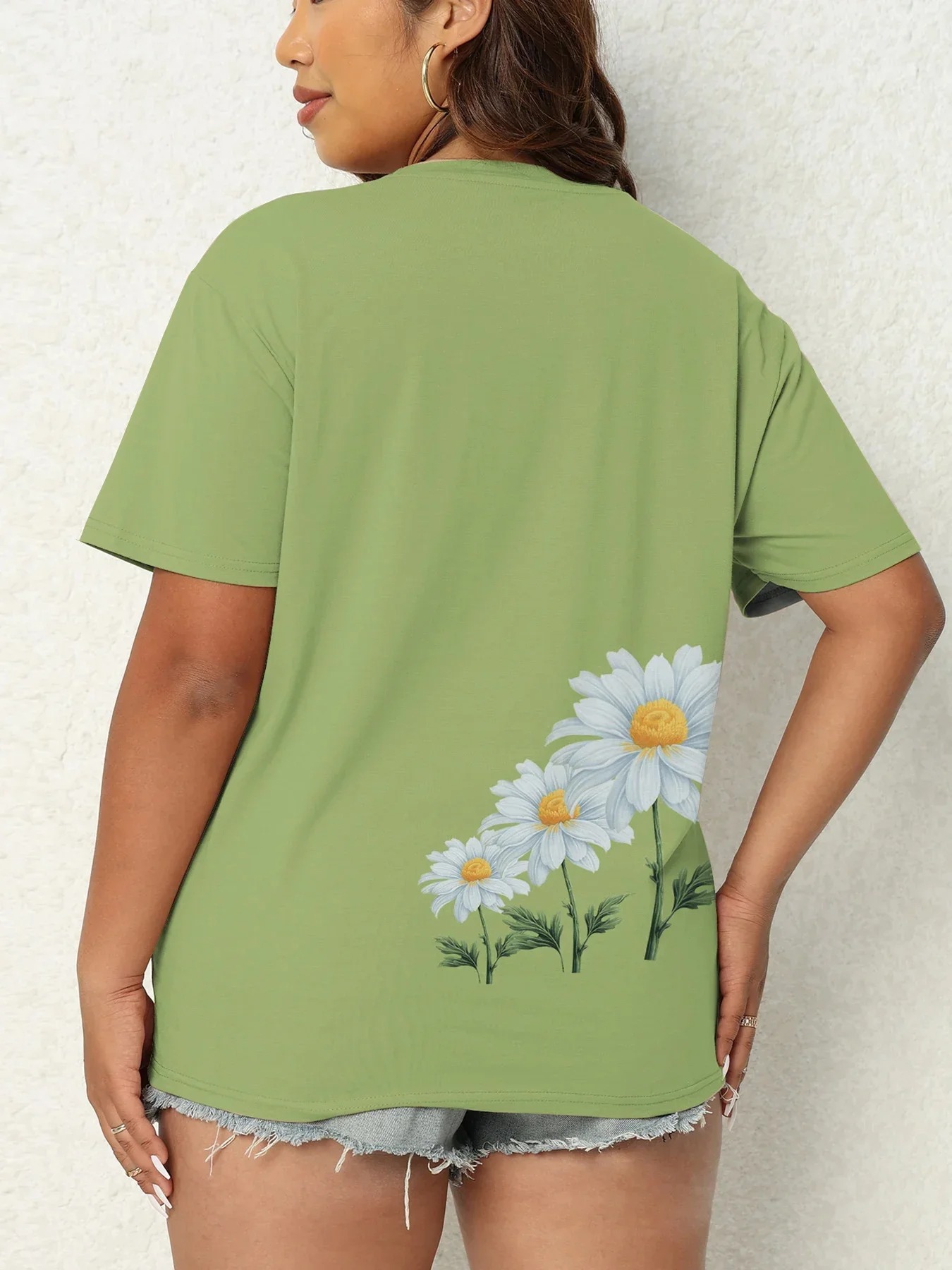 CLOOCL デイジー花柄女性 Tシャツ花アート描画 3D  - 3D Printing Drawing のレビューと価格