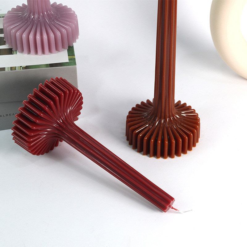3D花瓶型キャンドルモールドDIYストライプ柱状香り付きキャ - 3D Printing Pot のレビューと価格