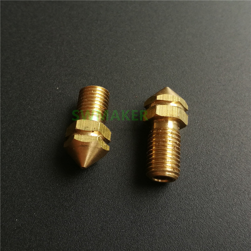 4 個 UM3 3D プリンタ交換プリント真鍮ノズル 0.4 - 3D Printer Nozzle Brass のレビューと価格