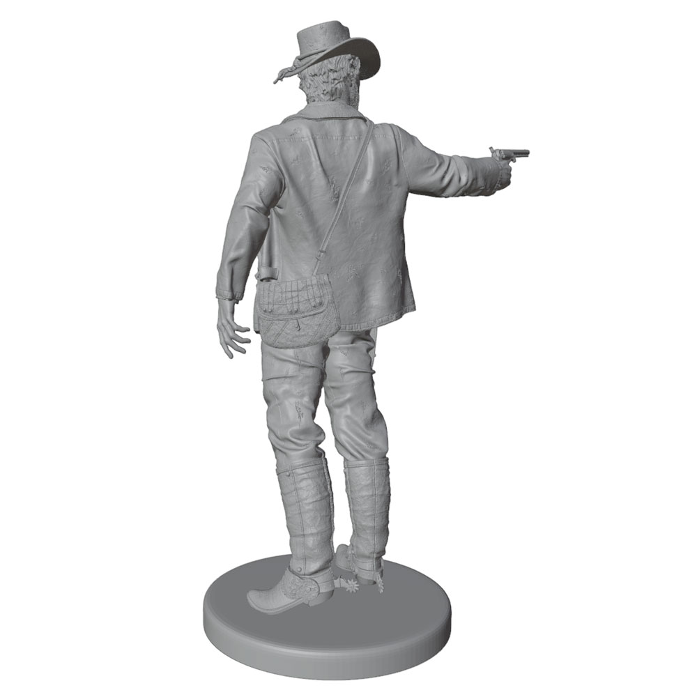 1/24/12/6 レッドデッド ウエスタン カウボーイ ド - 3D Printing Drawing のレビューと価格