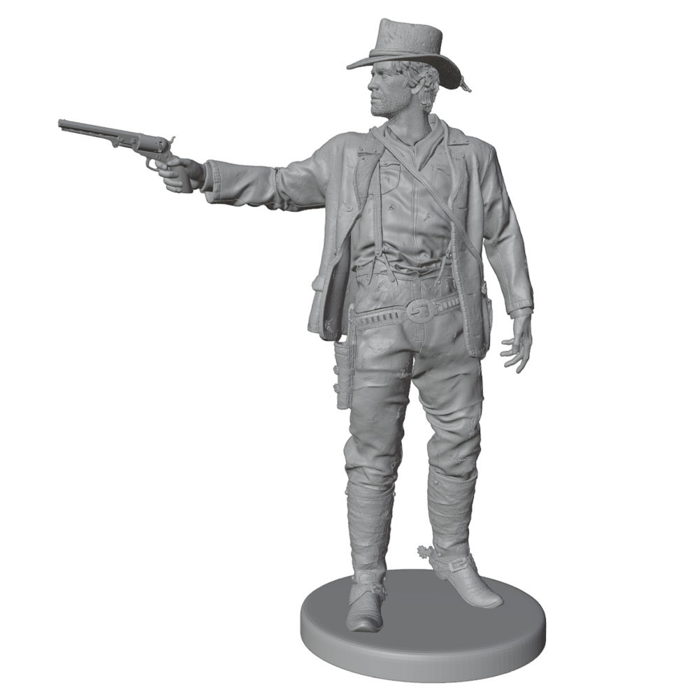 1/24/12/6 レッドデッド ウエスタン カウボーイ ド - 3D Printing Drawing のレビューと価格