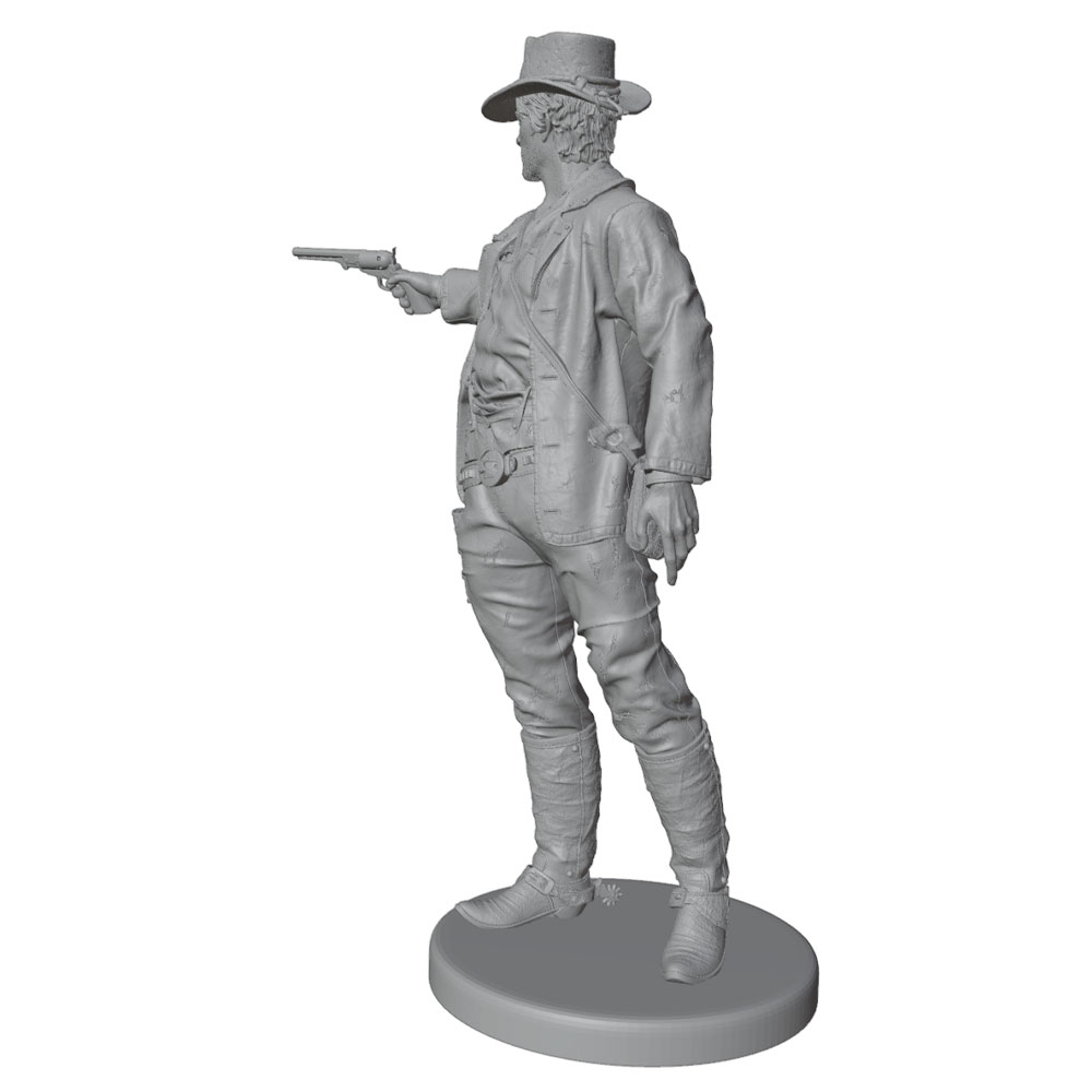 1/24/12/6 レッドデッド ウエスタン カウボーイ ド - 3D Printing Drawing のレビューと価格