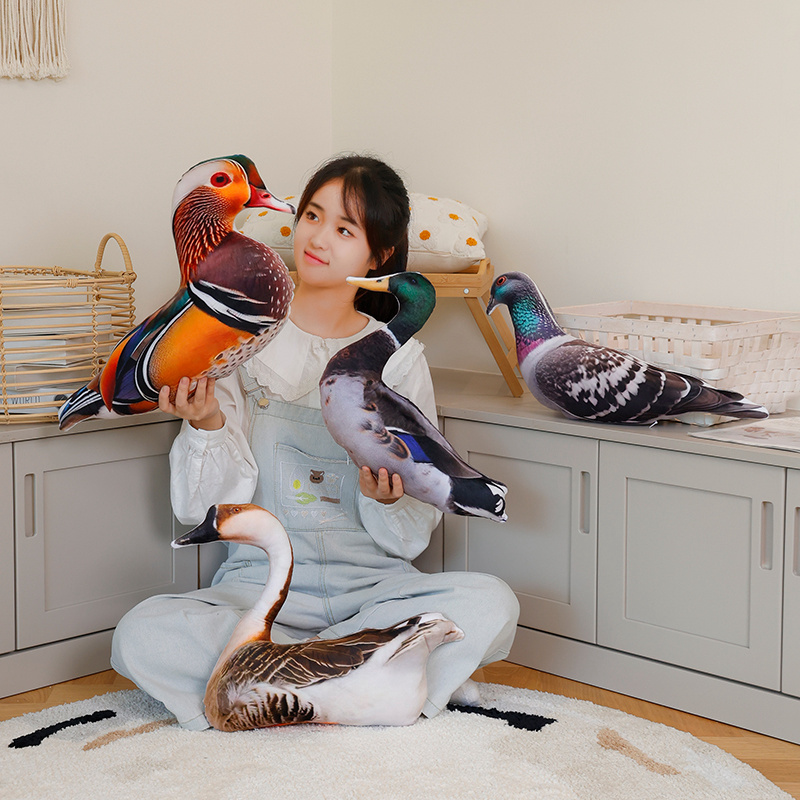 シミュレーション 3D プリント動物枕リアルなオウムガチョウ - 3D Printing With Pp のレビューと価格