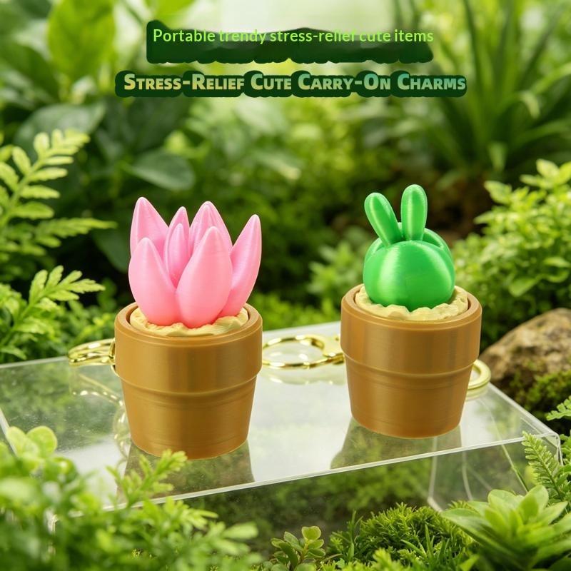 3D プリントポットクリッカーキーホルダーかわいいミニフィジ - 3D Printing With Pp のレビューと価格
