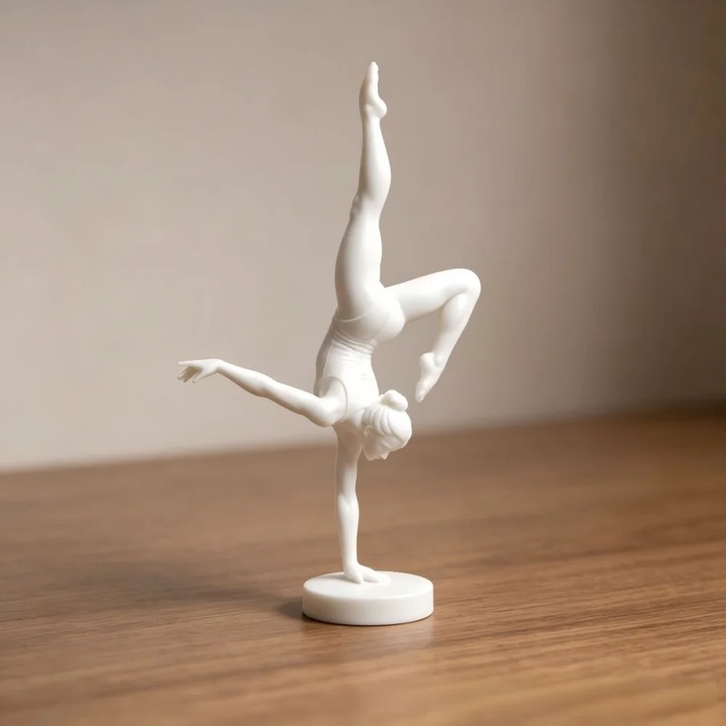 3Dプリント製の片手バランスを取るバレエダンサーのフィギュア - 3D Printing And Additive Manufacturing のレビューと価格