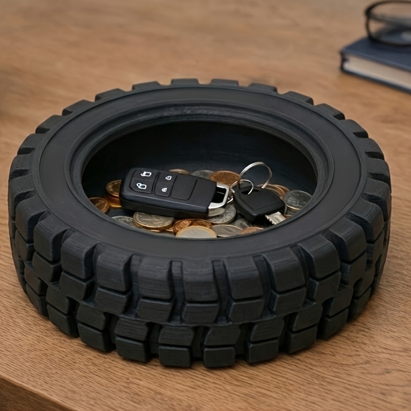 3Dプリントされたミニチュアタイヤ収納トレイ、クラッタートレ - Enclosure 3D Printing のレビューと価格