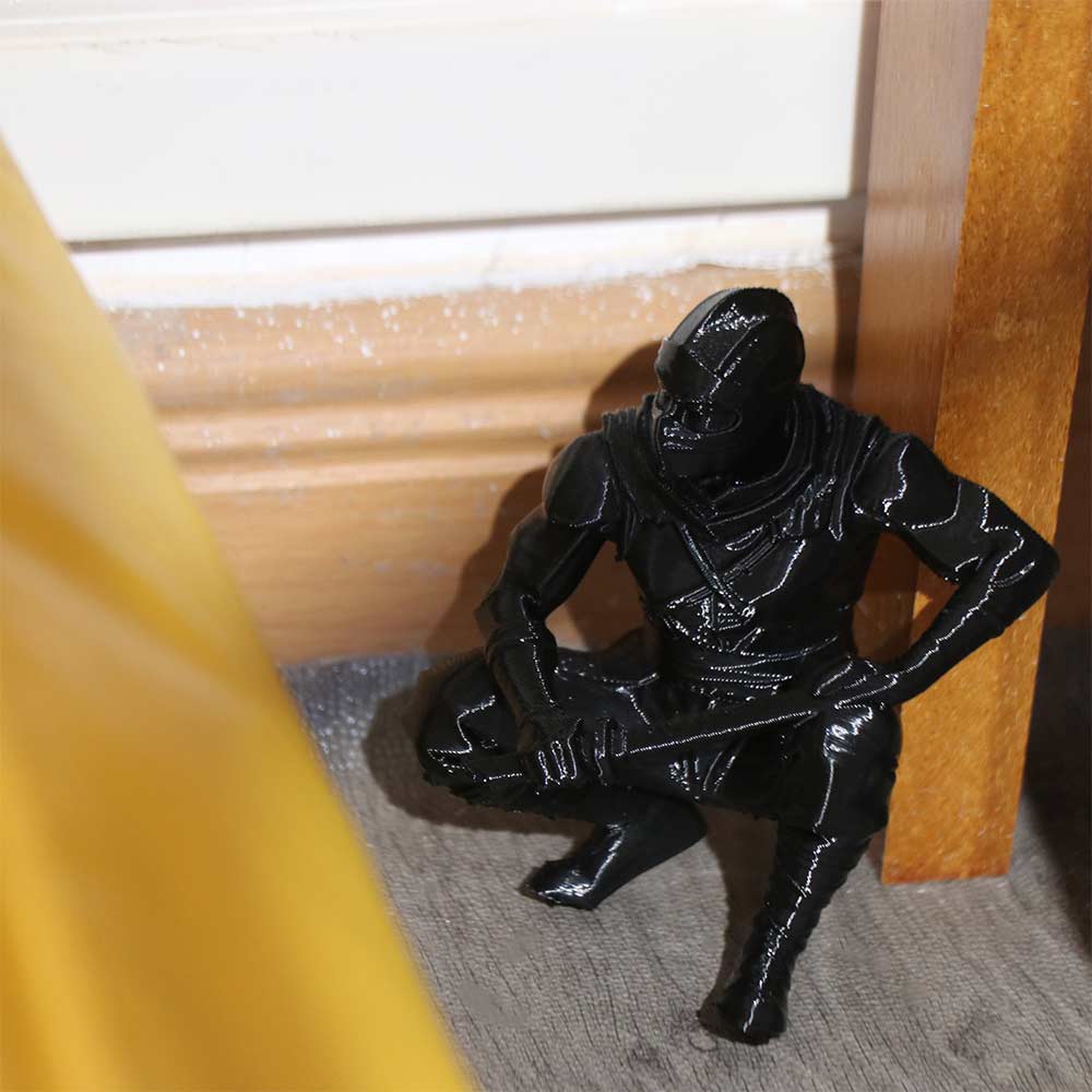 面白い忍者戦士のオーナメント、クリエイティブな装飾、3Dプリ - 3D Printing Desk のレビューと価格
