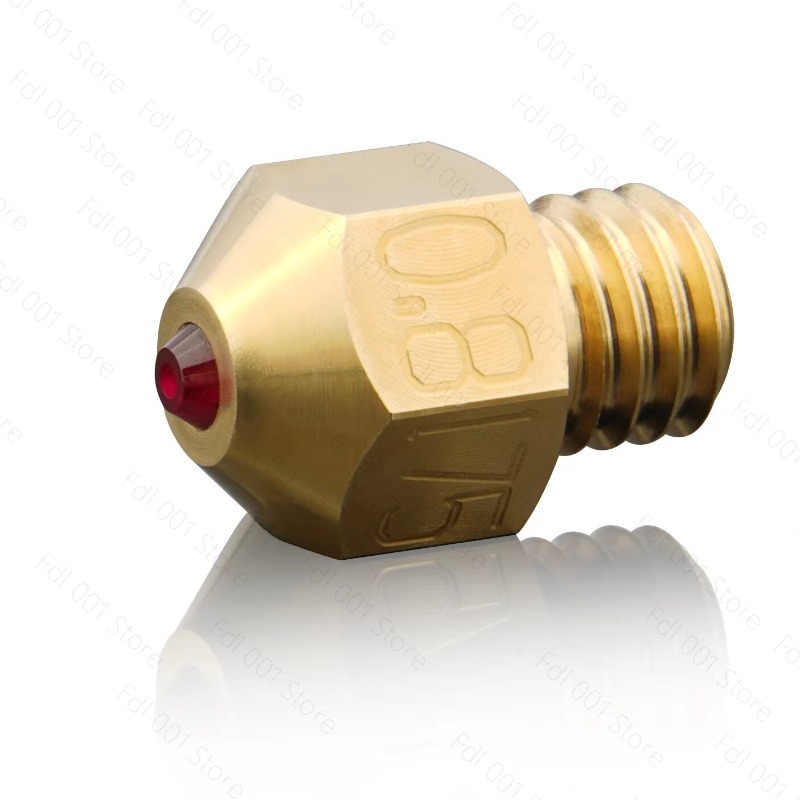 超耐摩耗性ルビーノズル MK8 0.4mm 3Dプリンター用 - 3D Printer Nozzle Brass のレビューと価格