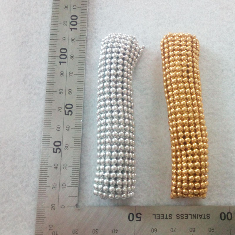 人形を縫うためのスパンコールが付いた金と銀のメッシュ生地,1 - 3D Printing On Fabric のレビューと価格