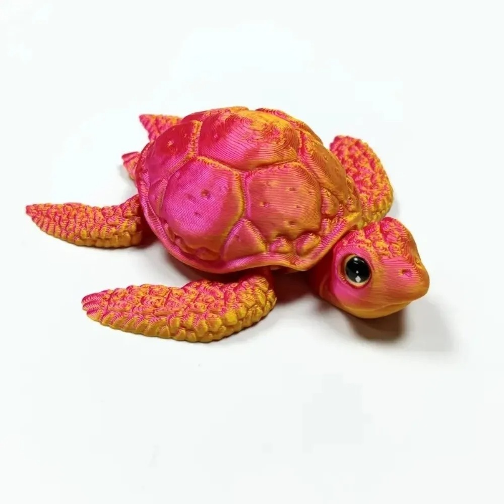 3D プリントされたカメの飾り PLA 素材カラフルでかわい - 3D Printing Pla のレビューと価格