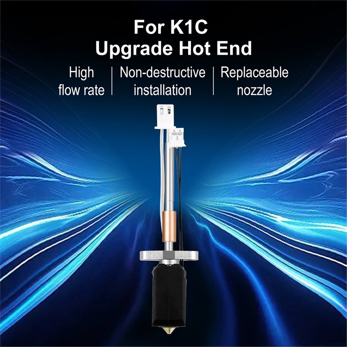 K1C ホットエンド交換用ノズル真鍮 0.4mm 用アップグ - 3D Printer Nozzle Brass のレビューと価格