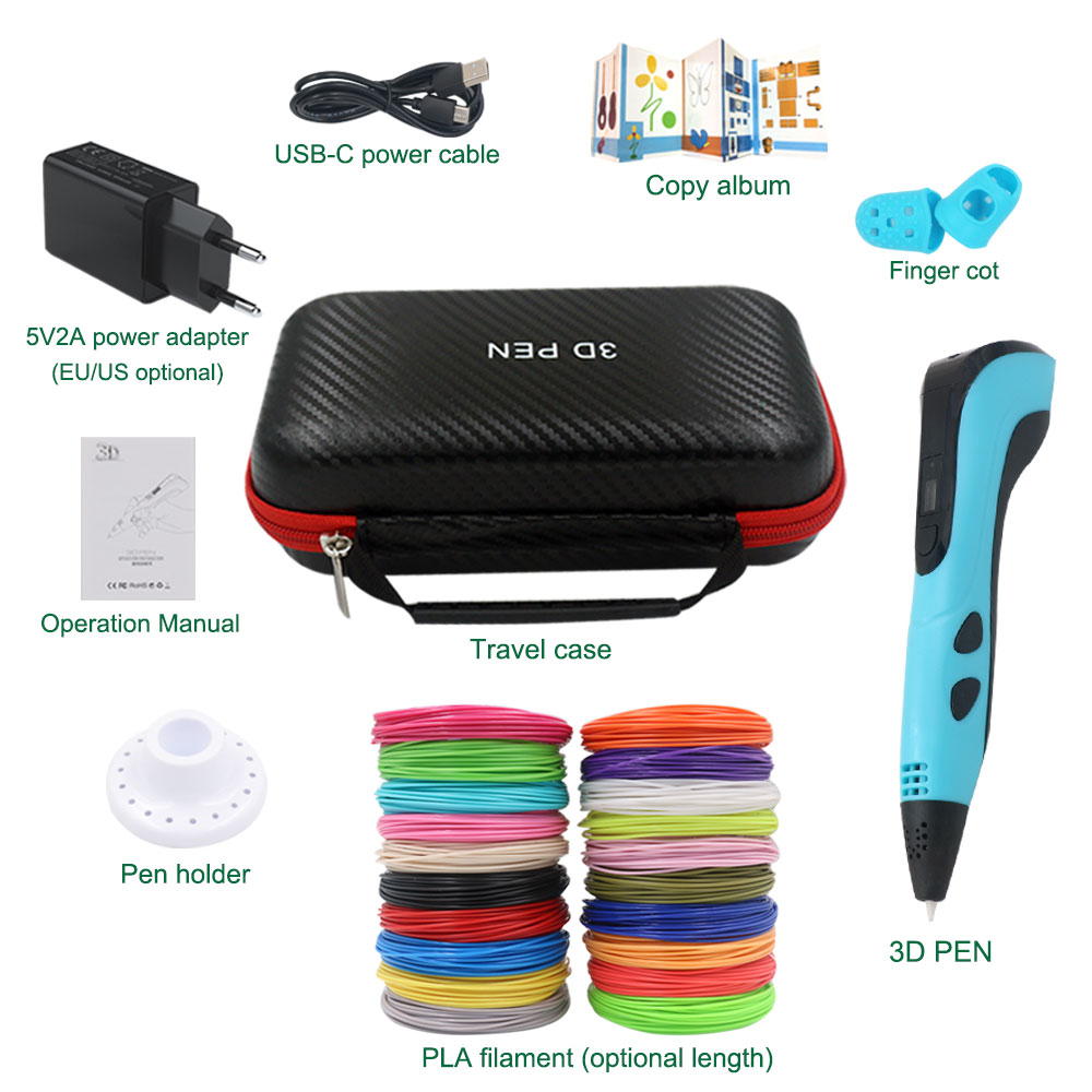 2026 新しい 3D 印刷ペン DIY 立体絵画子供のおも - Carbon Fiber Filament のレビューと価格
