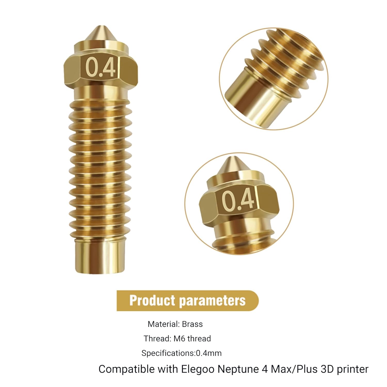 3Dプリンター真鍮ノズル,高品質,交換部品,トレンディ,レゴ - 3D Printer Nozzle Brass のレビューと価格